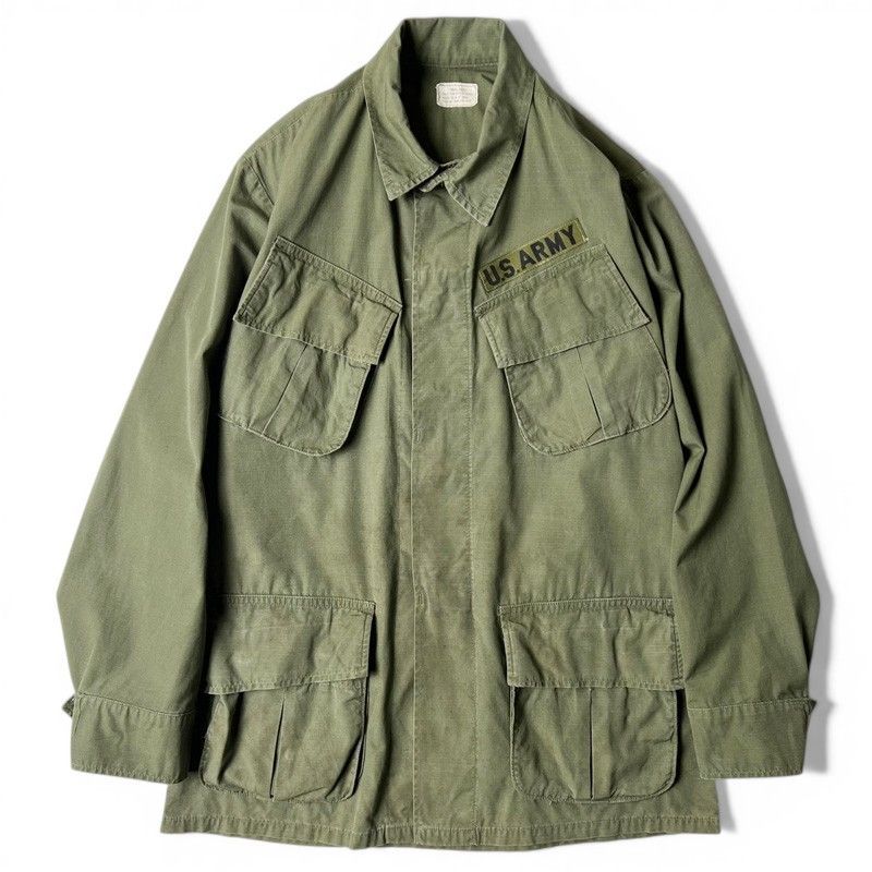 60s 69年製 US ARMY 米軍実物 4th ジャングルファティーグ ジャケット