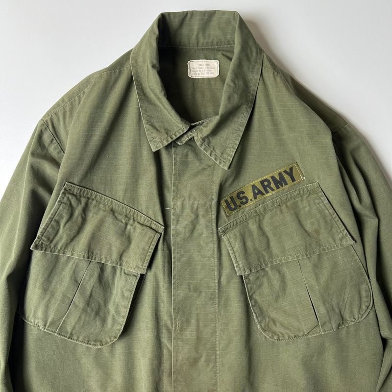 60s 69年製 US ARMY 米軍実物 4th ジャングルファティーグ ジャケット