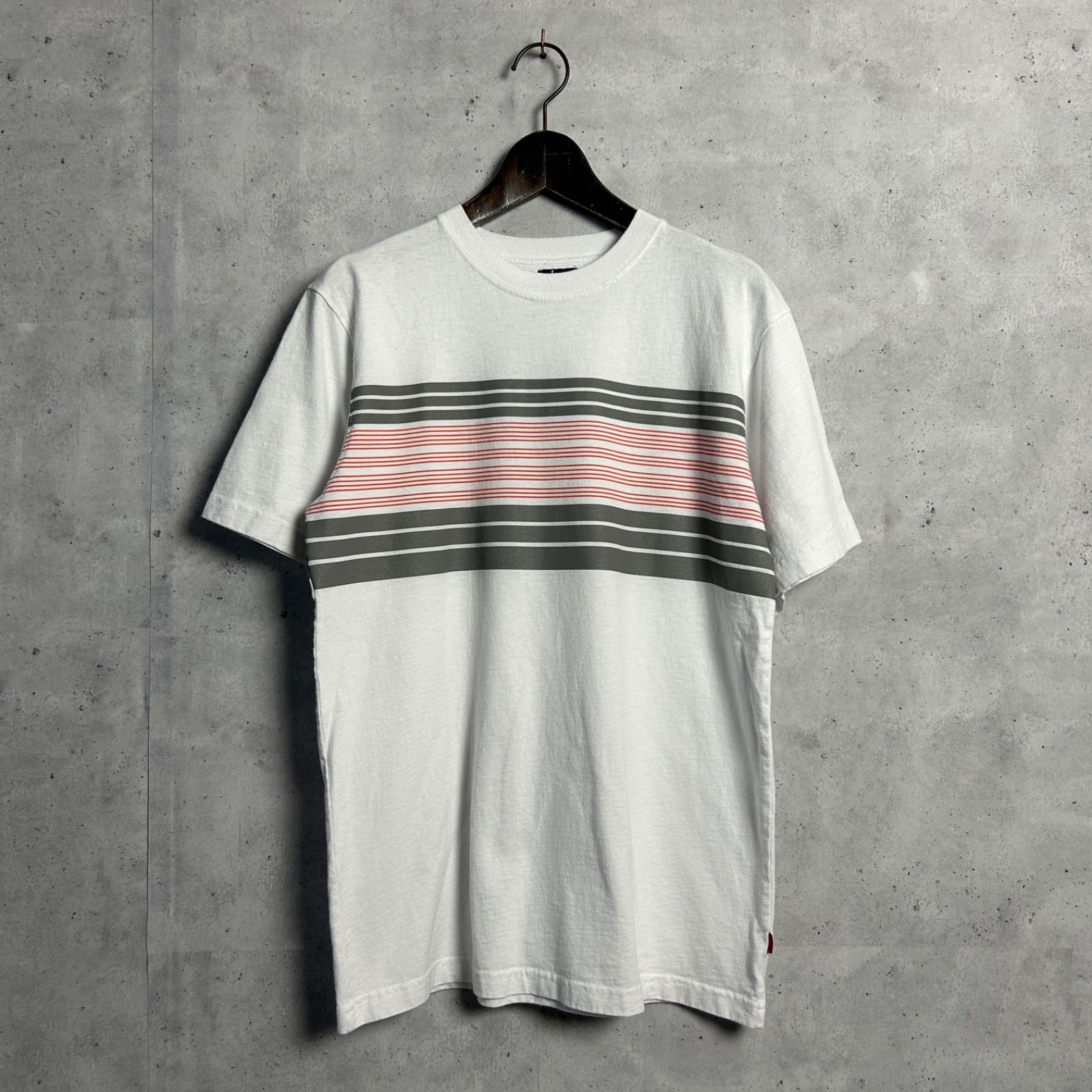 黒タグ オールドステューシー ボーダーTシャツ 即決送込 黒タグ 80s 