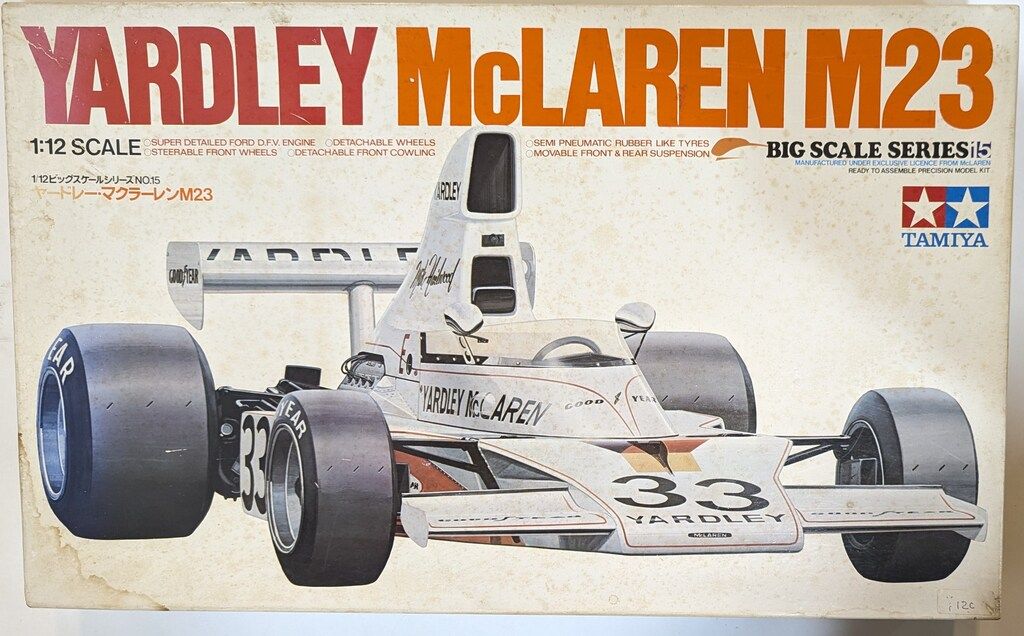 未使用 タミヤ 1/12 ビッグスケールシリーズ マクラーレン M23 1974
