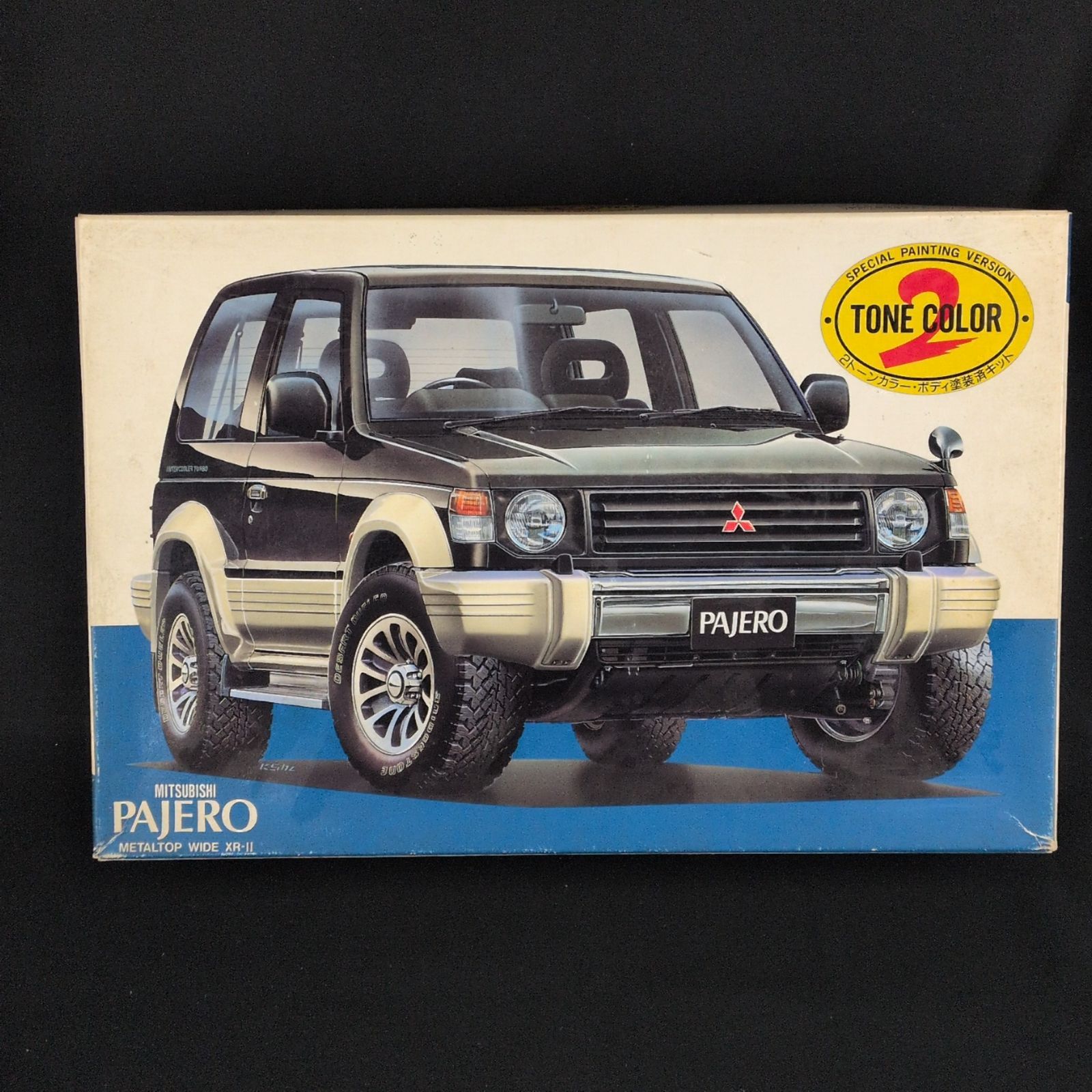 【希少品・残僅少】アオシマ　01356 1/12 2トーンカラーシリーズ　No.2.1/24 ミツビシ V24WG パジェロ メタルトップワイドXR-Ⅱ