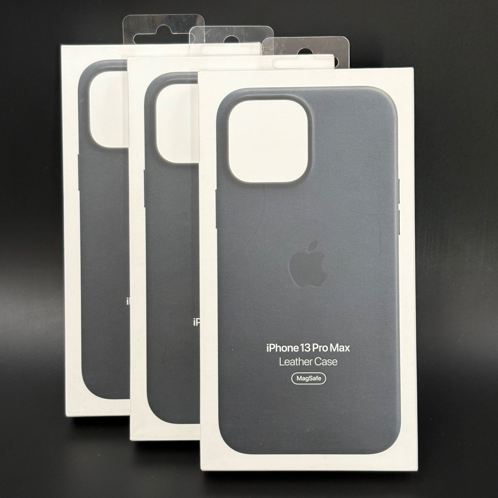 未使用 iPhone13 Pro Max レザーケース ミッドナイト - メルカリ