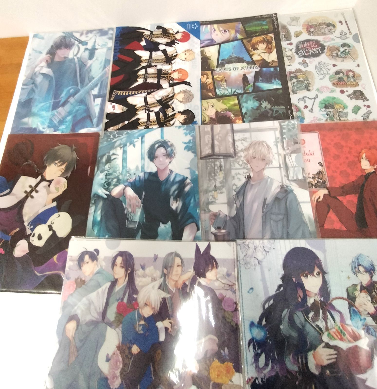 中古]_アニメキャラクタークリアファイル 各タイトル（50枚以上