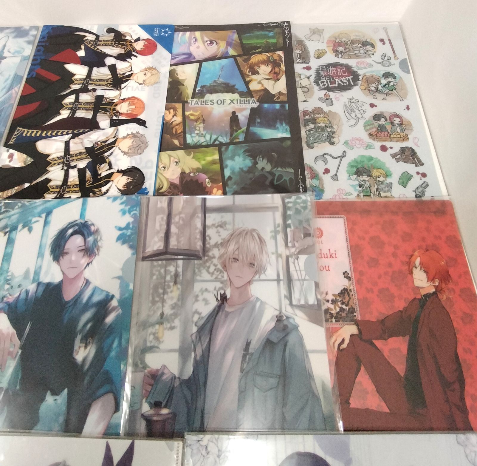 中古]_アニメキャラクタークリアファイル 各タイトル（50枚以上