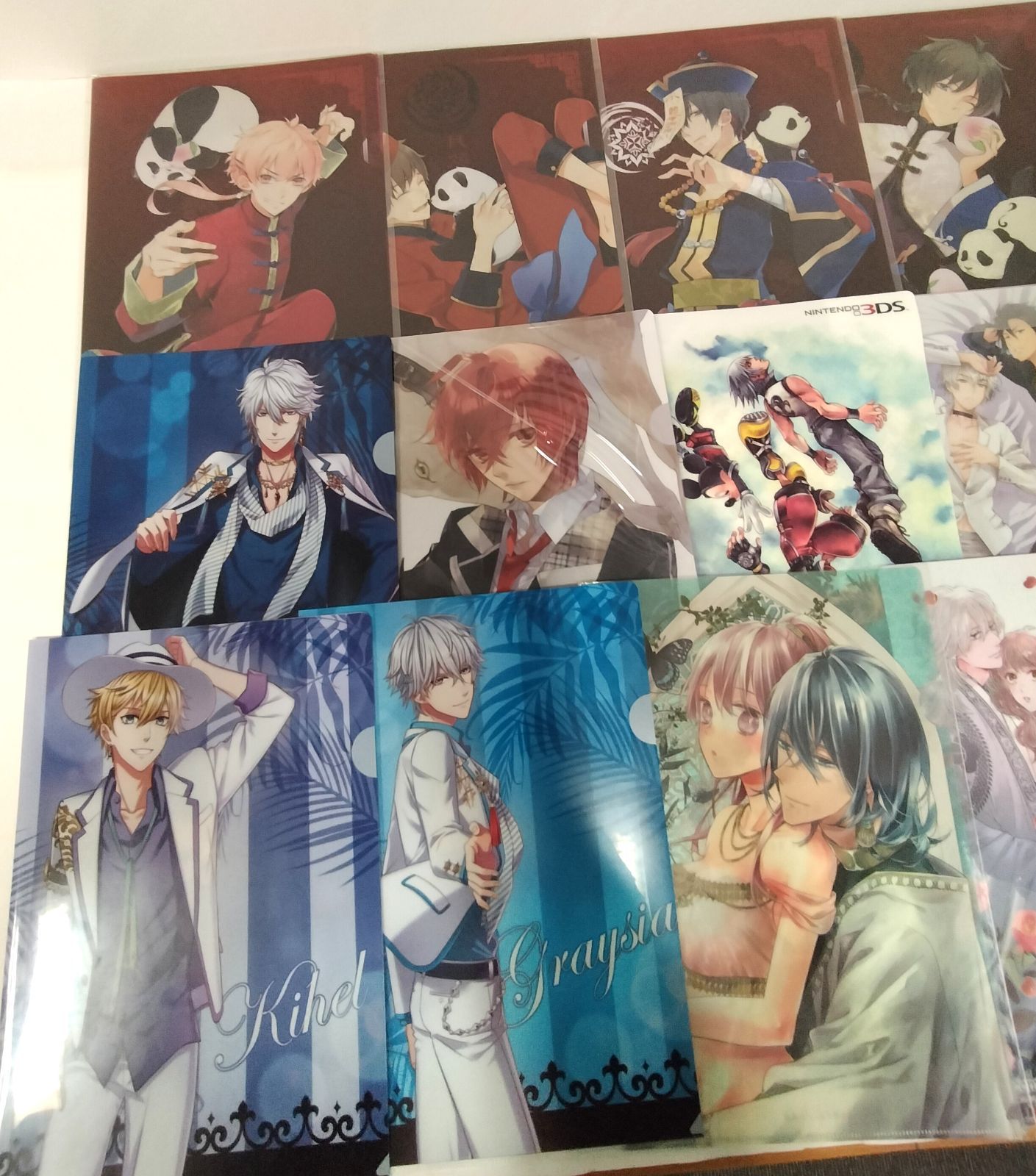 中古]_アニメキャラクタークリアファイル 各タイトル（50枚以上
