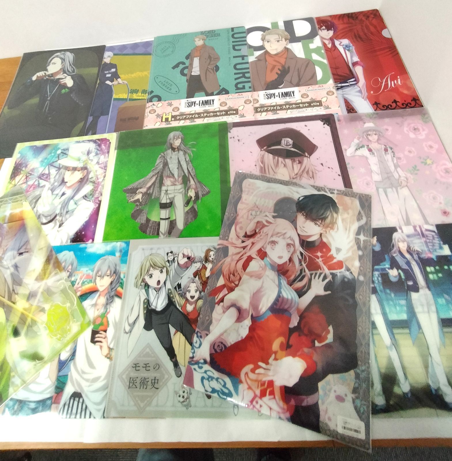 中古]_アニメキャラクタークリアファイル 各タイトル（50枚以上