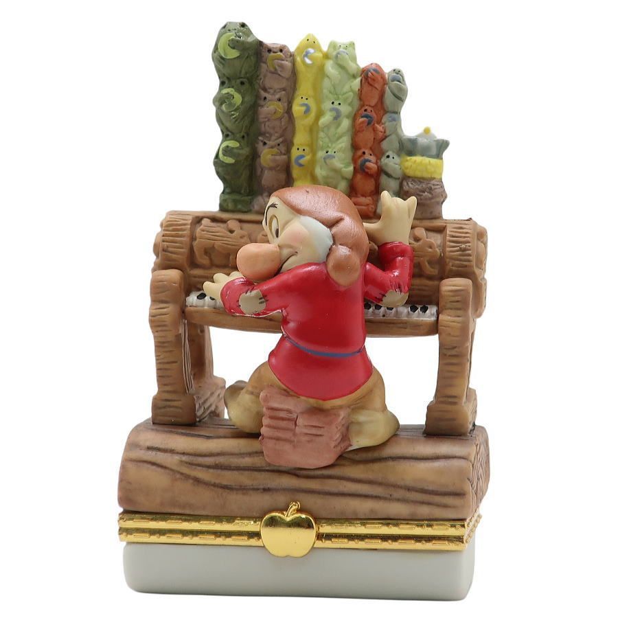 ディズニー 7人の小人 白雪姫 陶器ヒンジボックス4点 Bradford