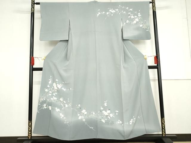 平和屋着物●訪問着　友禅　枝花文　暈し染め　正絹　逸品　AABG6616cs 平和屋着物○訪問着 友禅 枝花文 暈し染め 正絹 逸品 AABG0367cs