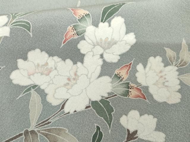 平和屋着物●訪問着　友禅　枝花文　暈し染め　正絹　逸品　AABG6616cs 平和屋着物○訪問着 友禅 枝花文 暈し染め 正絹 逸品 AABG0367cs