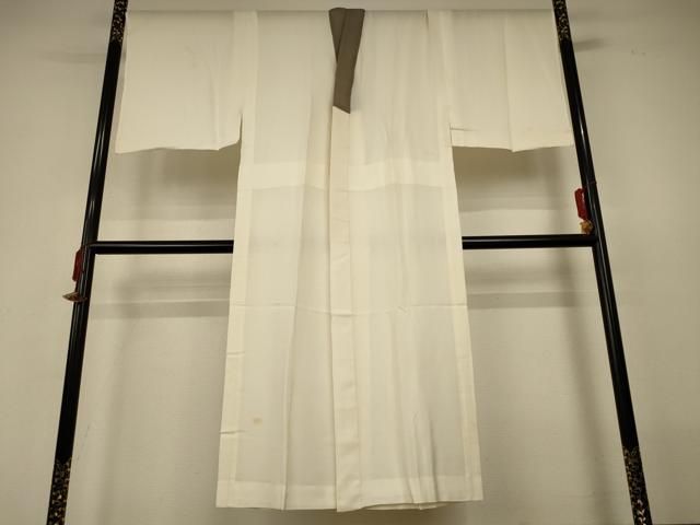 平和屋着物*夏物 男性 長襦袢 絽 鳥の子色 正絹 逸品 AABH3270jd