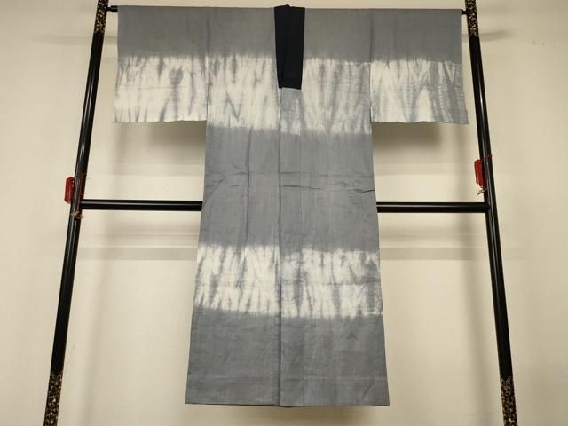 平和屋着物＊夏物　男性　長襦袢　絞り　熨斗目文　麻　逸品　AABH3994jd