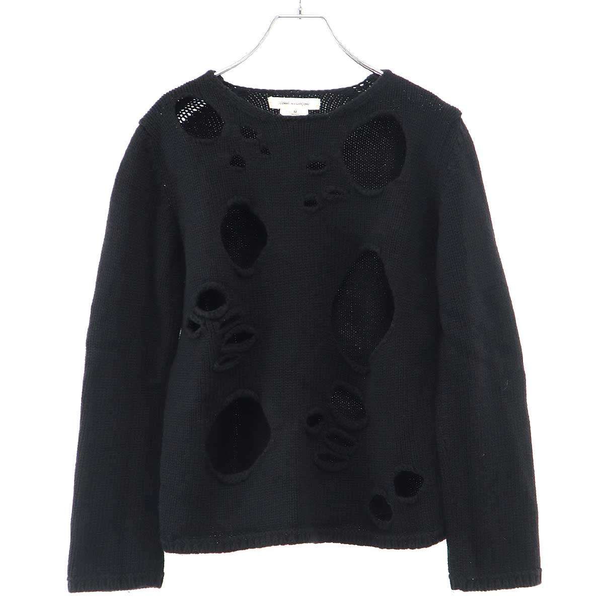 COMME des GARCONS コムデギャルソン 17AW Cut Out Sweater カット 