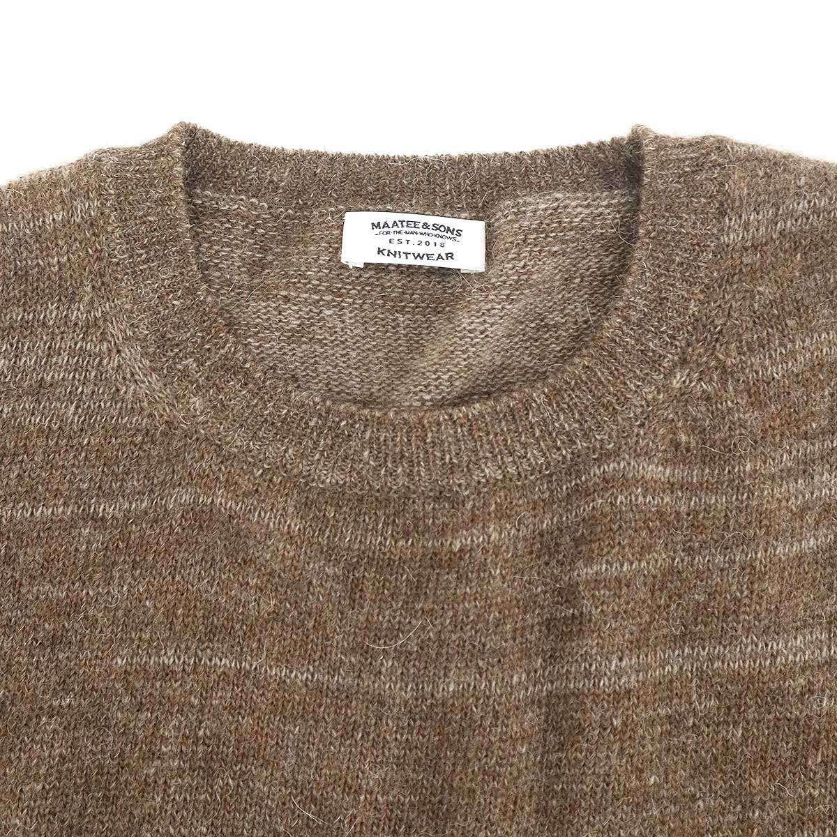 MAATEE＆SONS マーティーアンドサンズ 24AW RBALAPACA カシミヤミンク