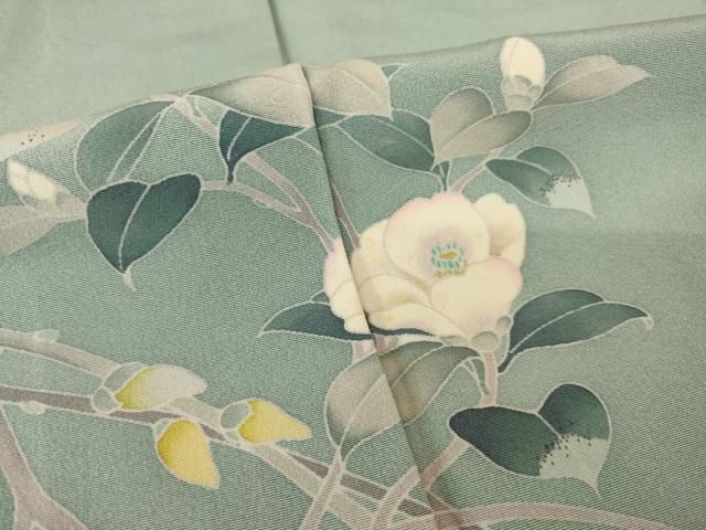 平和屋着物○訪問着 友禅 枝花文 正絹 逸品 AABH9556ck - メルカリ
