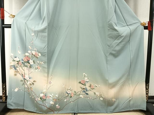 平和屋着物○訪問着 枝花文 暈し染め 正絹 逸品 AABH5107fy - メルカリ