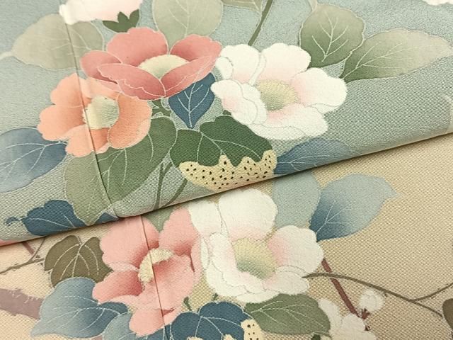 平和屋着物●訪問着　枝花文　暈し染め　正絹　逸品　AABH5107fy 平和屋着物○訪問着 枝花文 暈し染め 正絹 逸品 AABH5107fy - メルカリ