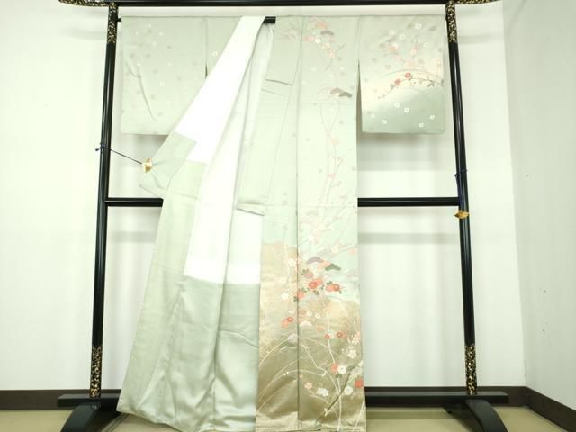 平和屋着物○訪問着 舞桜 吉祥花文 金彩 正絹 逸品 DABE5136ps - メルカリ