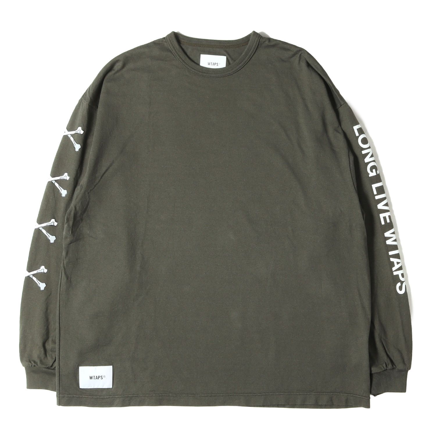 WTAPS ダブルタップス Tシャツ オリーブドラブ サイズ:L | 22AW クロス 