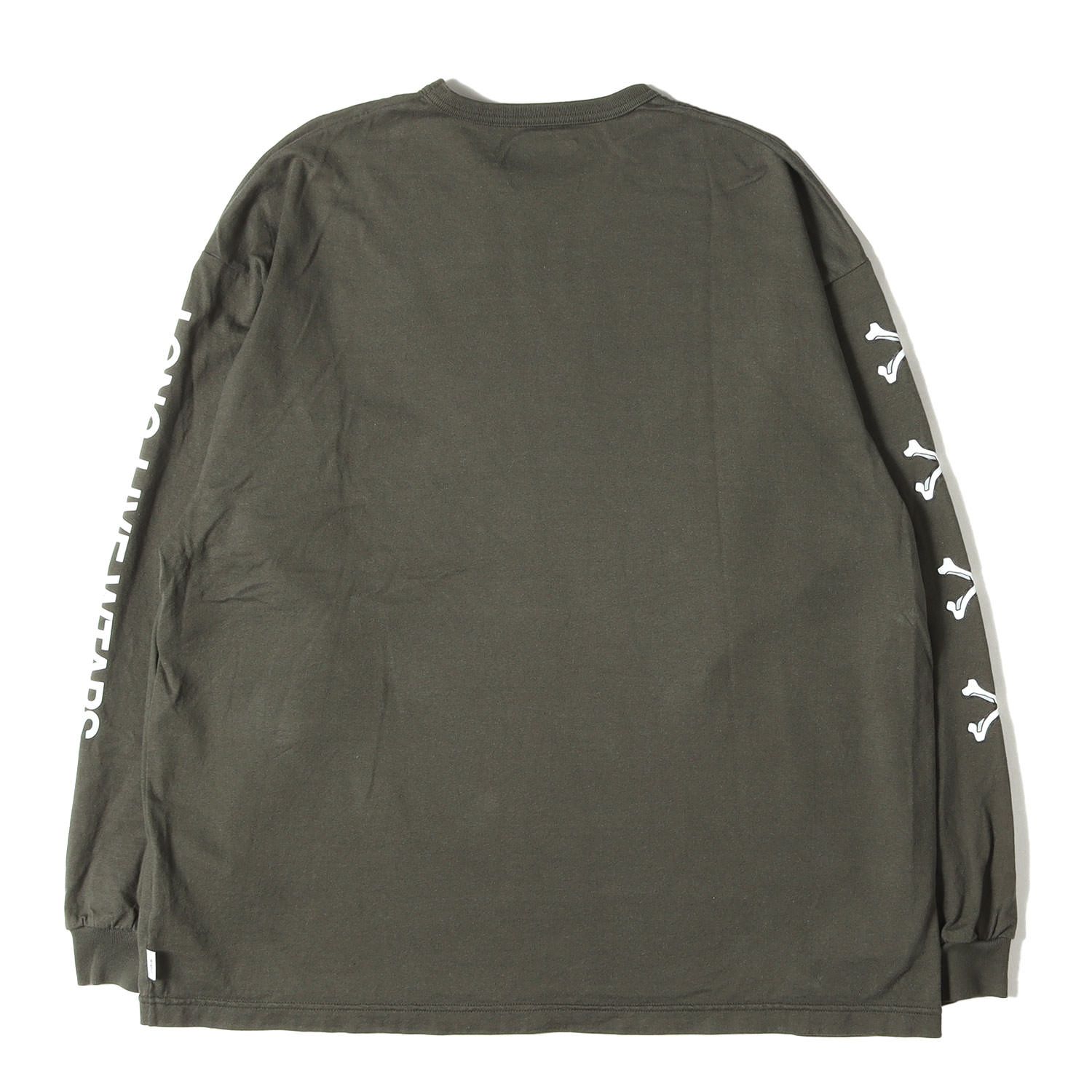 WTAPS オリーブドラブ 長袖カットソー サイズ02（新品・未使用） WTAPS（ダブルタップス） 21AW BLANK 02 LS&frasl;COTTON  212ATDT