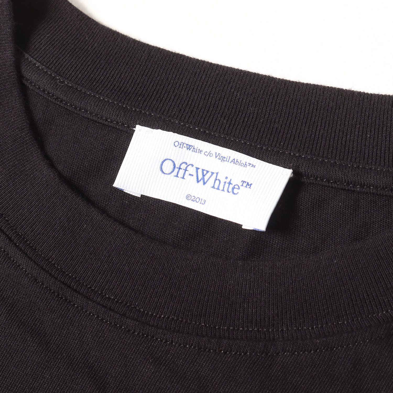 美品】OFF-WHITE オフホワイト Tシャツ ブラック 黒 サイズ:XL | 23AW 