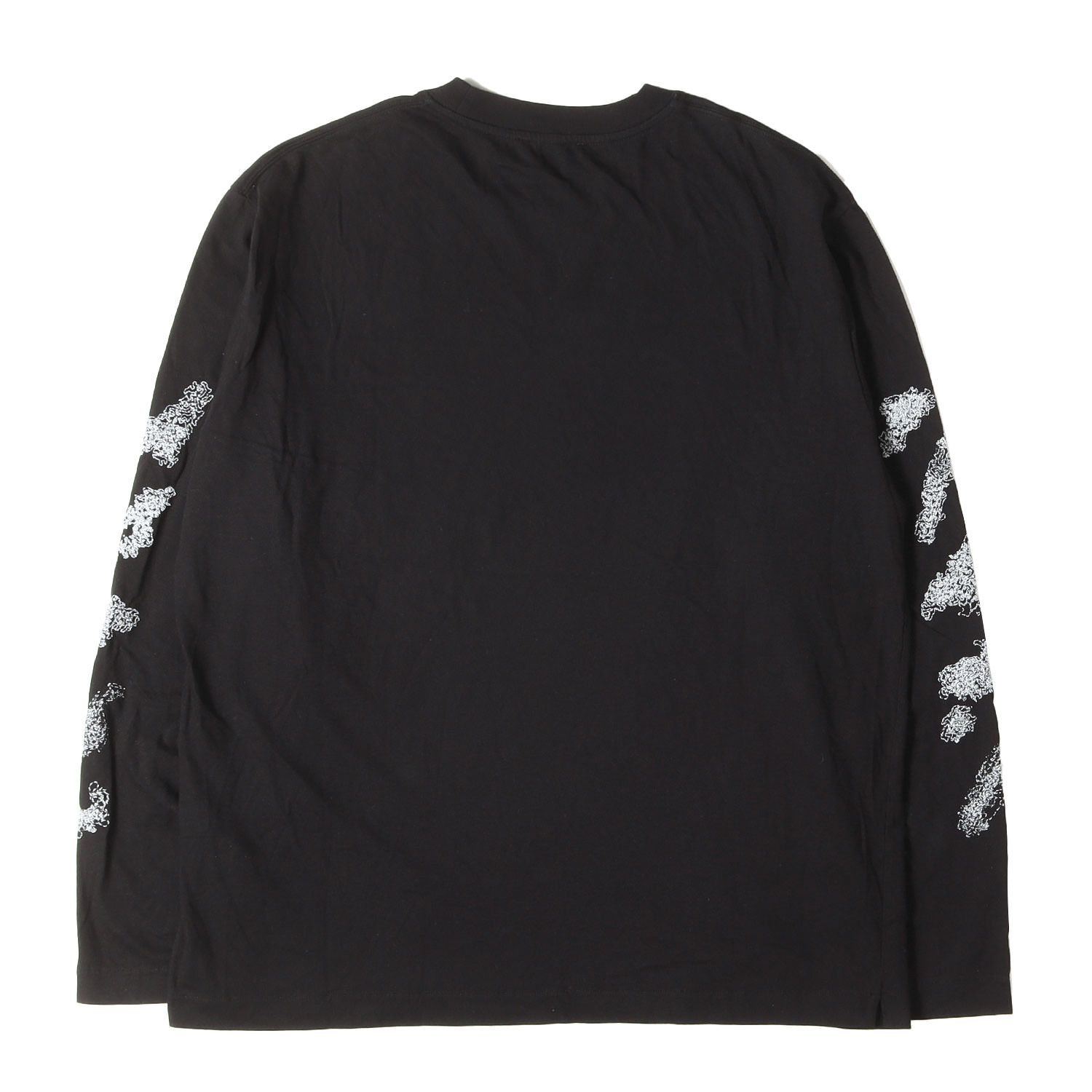 美品】OFF-WHITE オフホワイト Tシャツ ブラック 黒 サイズ:XL | 23AW 