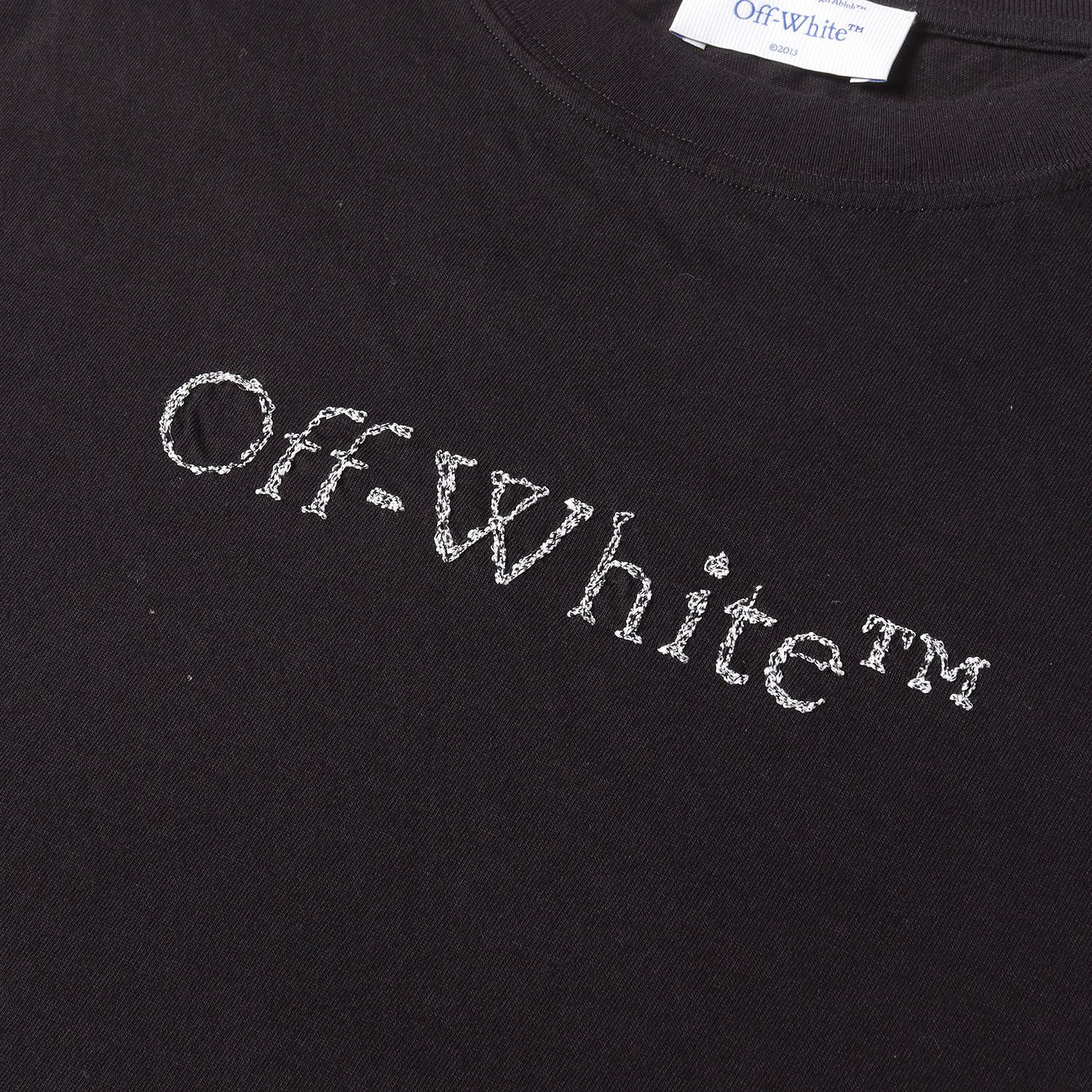 美品】OFF-WHITE オフホワイト Tシャツ ブラック 黒 サイズ:XL | 23AW 