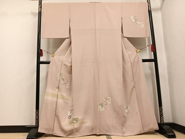 平和屋着物●訪問着　色紙楽器花文　正絹　逸品　AABI0529ph 平和屋着物○訪問着 色紙楽器花文 正絹 逸品 AABI0529ph - メルカリ