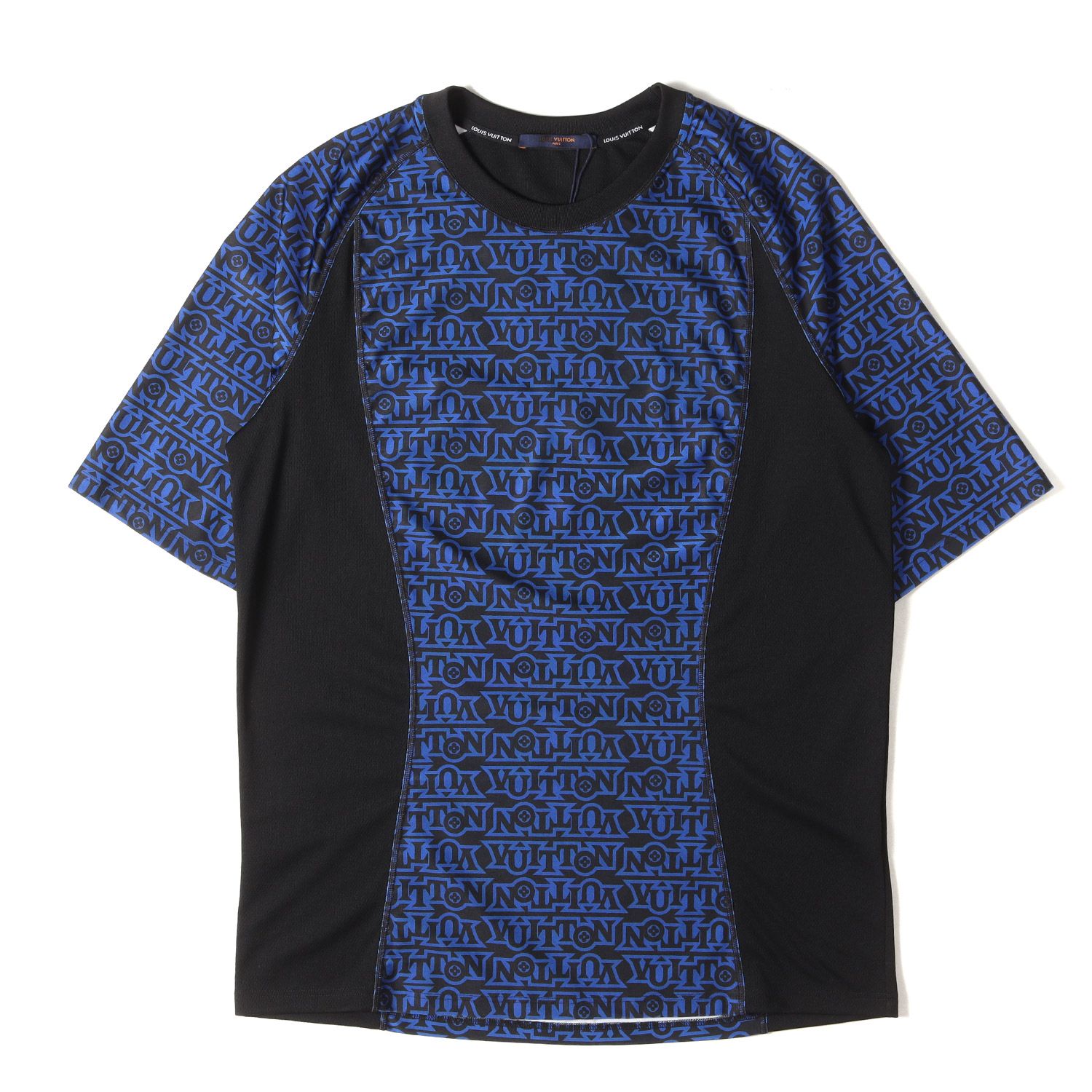 新品】LOUIS VUITTON ルイヴィトン Tシャツ ブルー ブラック サイズ:4L 