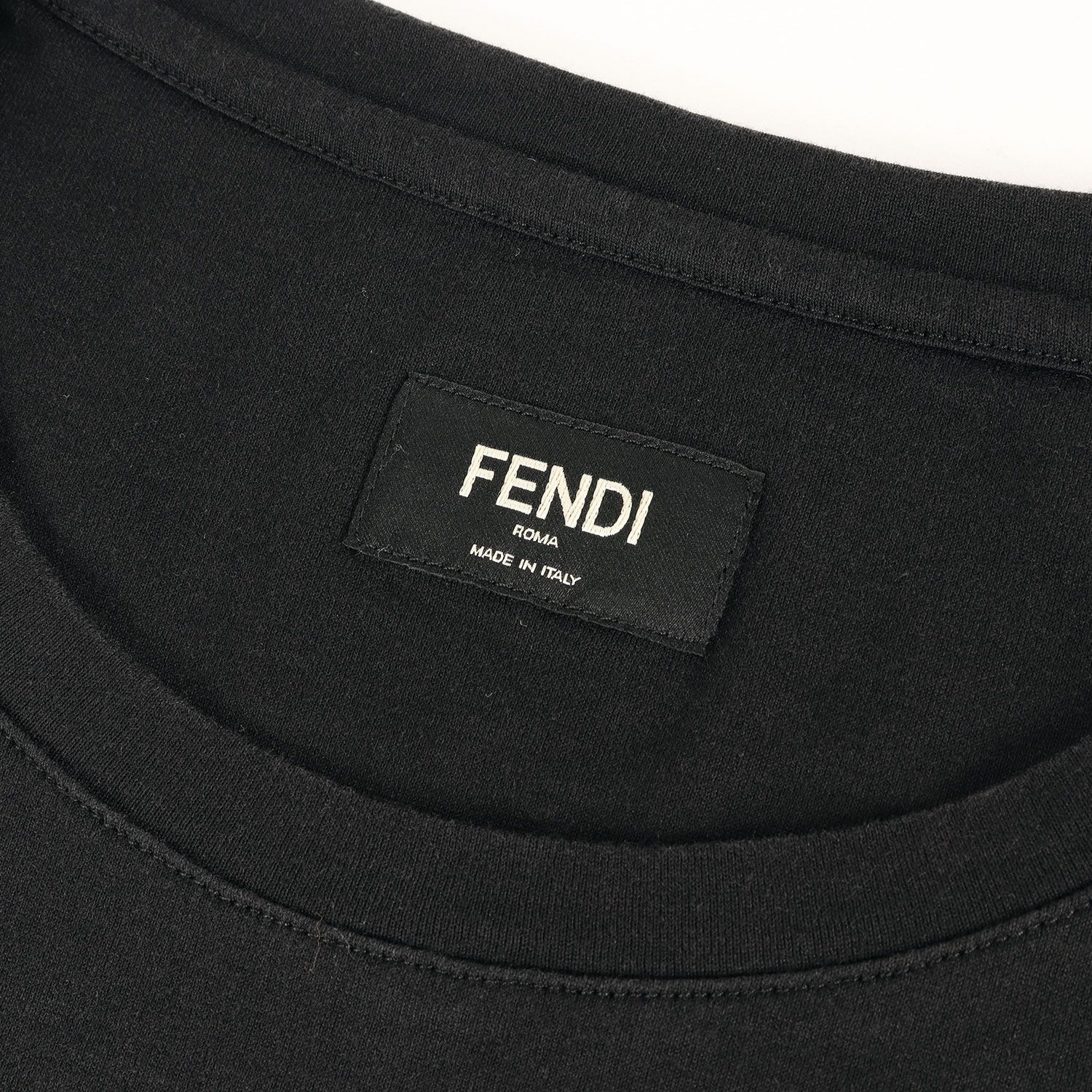 FENDI フェンディ Tシャツ ブラック 黒 サイズ:M | 20SS FFボックス 
