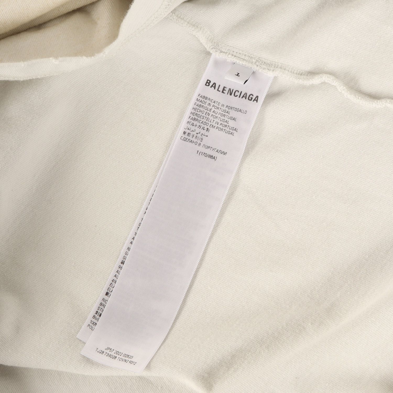 美品】BALENCIAGA バレンシアガ Tシャツ スノーグレー系 サイズ:L 