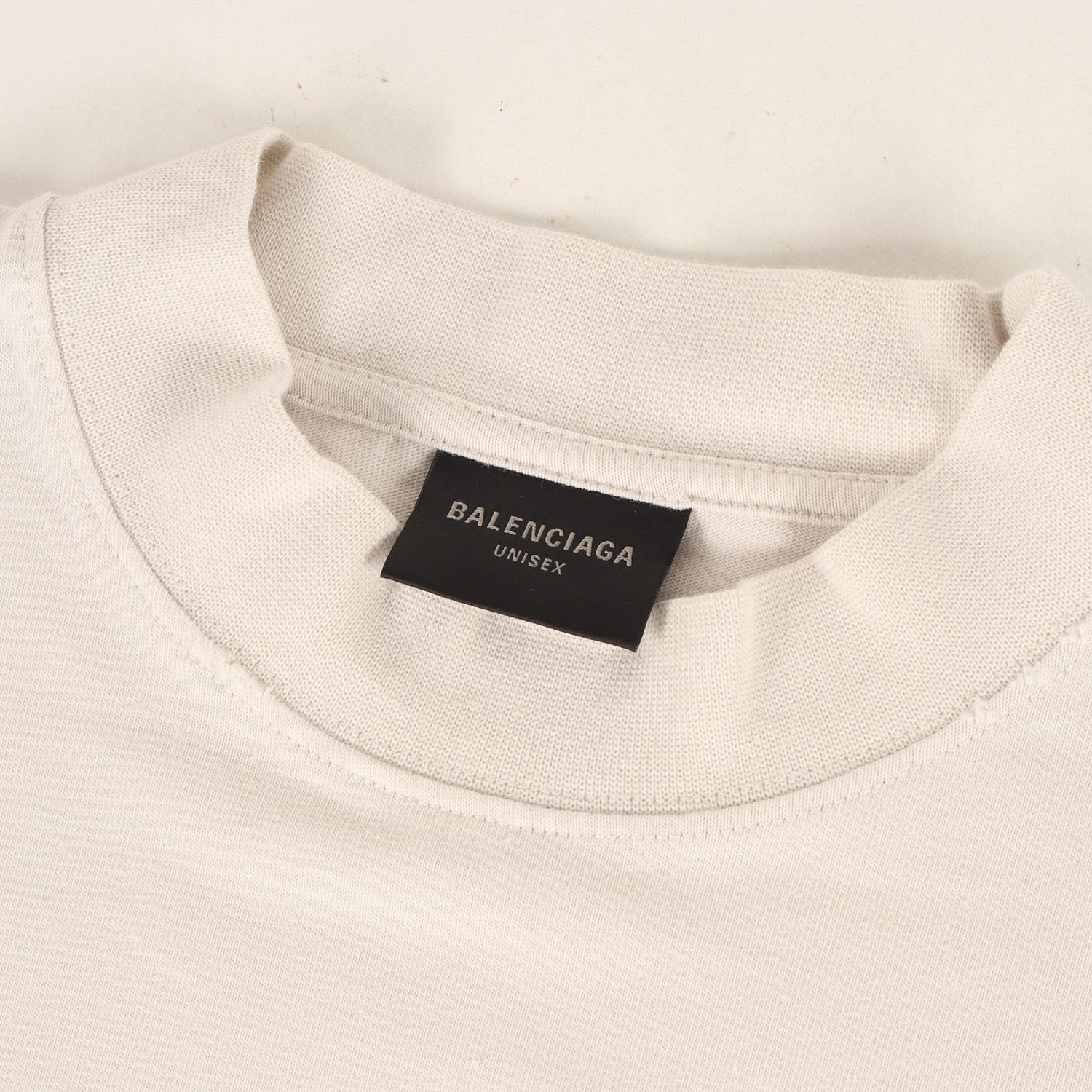 Beautiful Condition】BALENCIAGA T-shirt Beige Size:2 | 22AW
