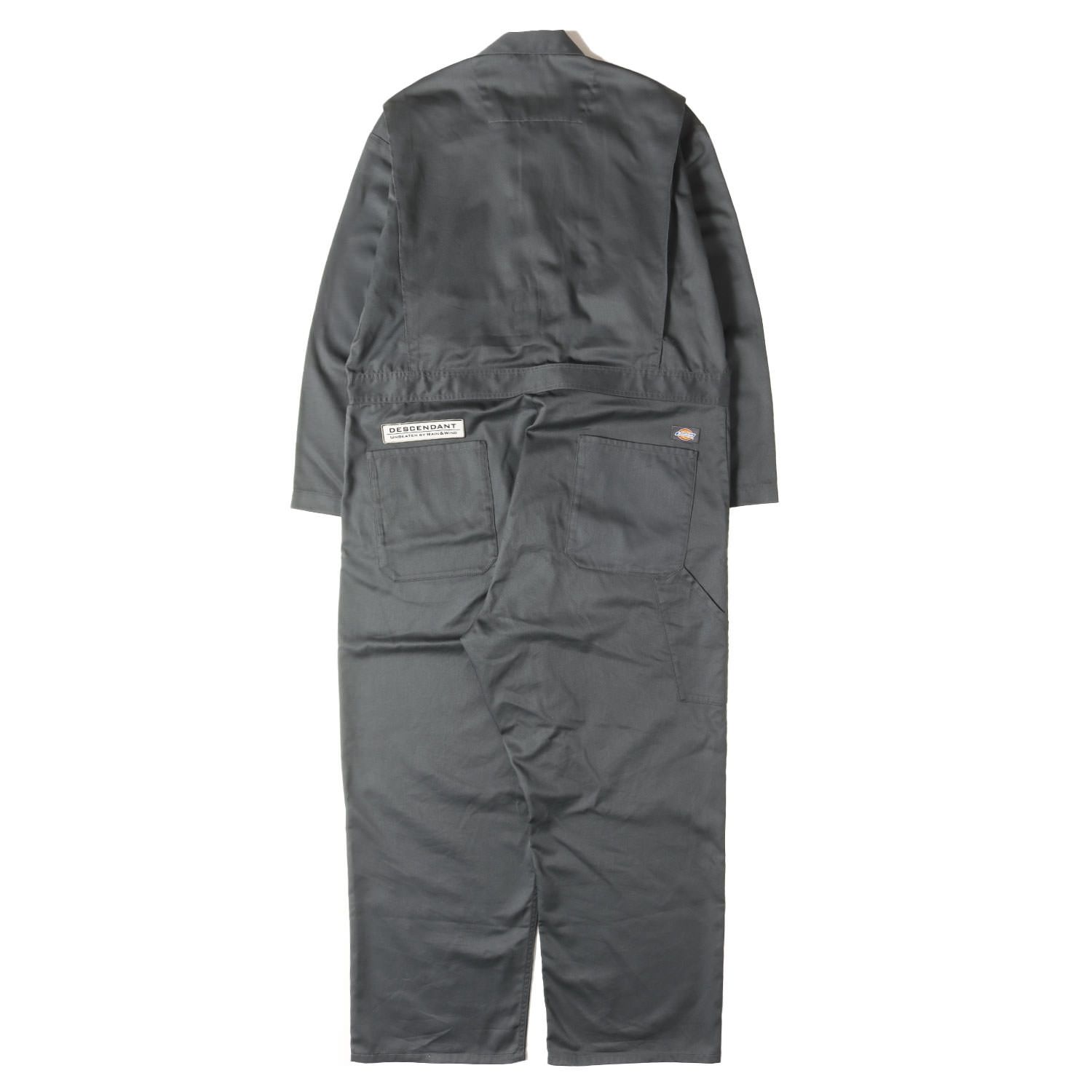 DESCENDANT 26ss COVERALLS Dickies サイズ2 美品】DESCENDANT ディセンダント グレー サイズ:2 | 26SS ×Dickies T
