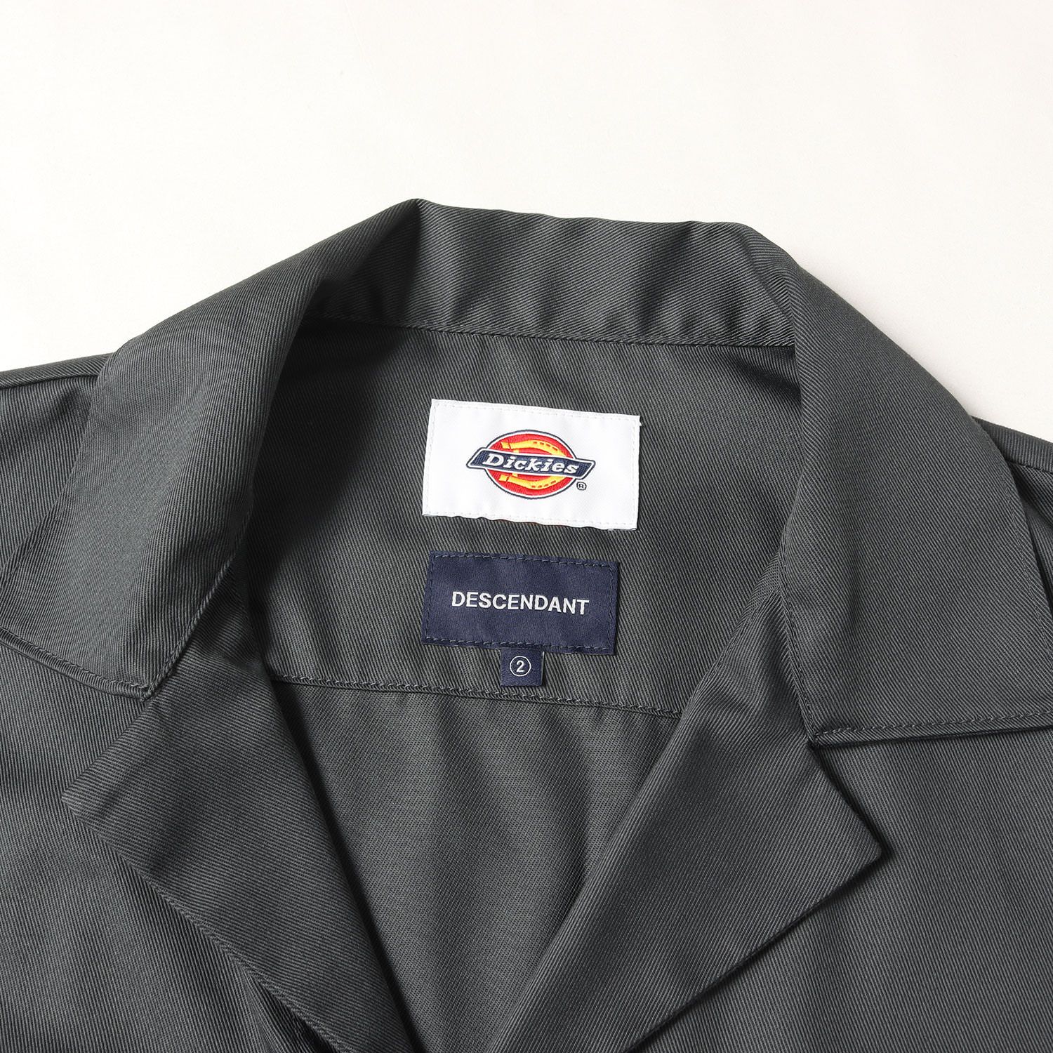 美品】DESCENDANT ディセンダント グレー サイズ:2 | 26SS ×Dickies T