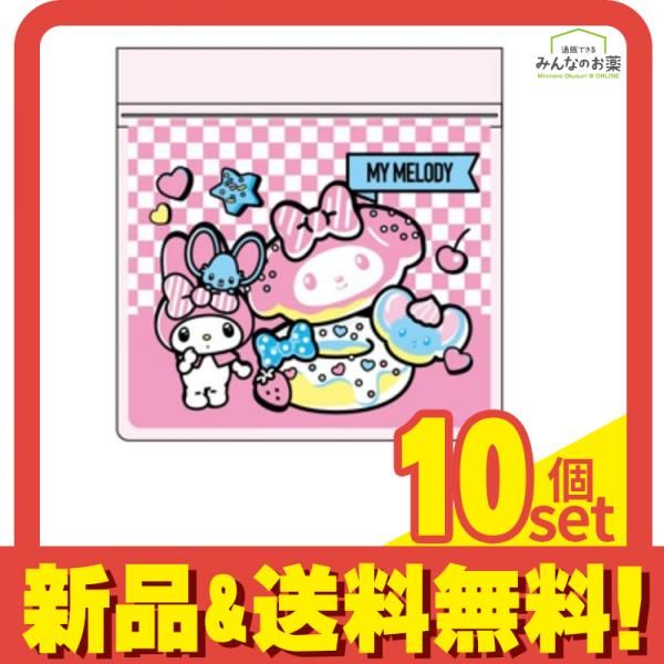 ひんやりジェル保冷袋 サンリオキャラクターズ マイメロディ ピンク 2枚入 (SR-0356) 10個セット まとめ売り