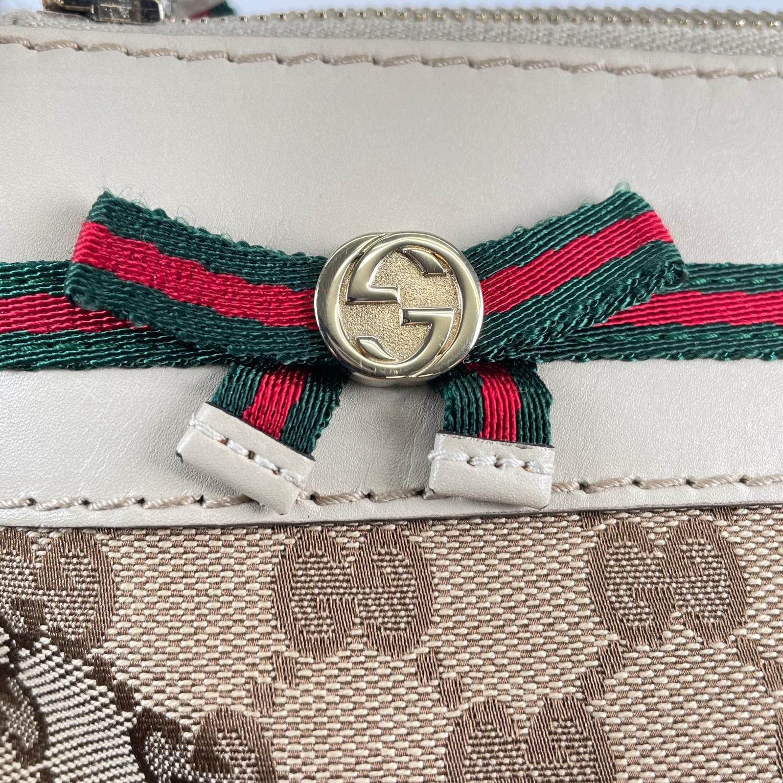 GUCCI グッチ シェリーライン 254065 ショルダーバッグ GGキャンバス