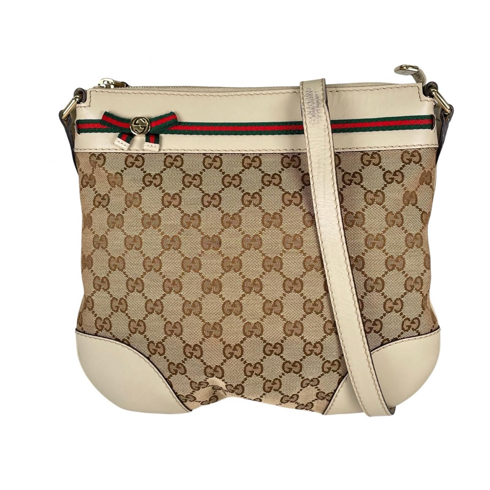 GUCCI グッチ シェリーライン 254065 ショルダーバッグ GGキャンバス