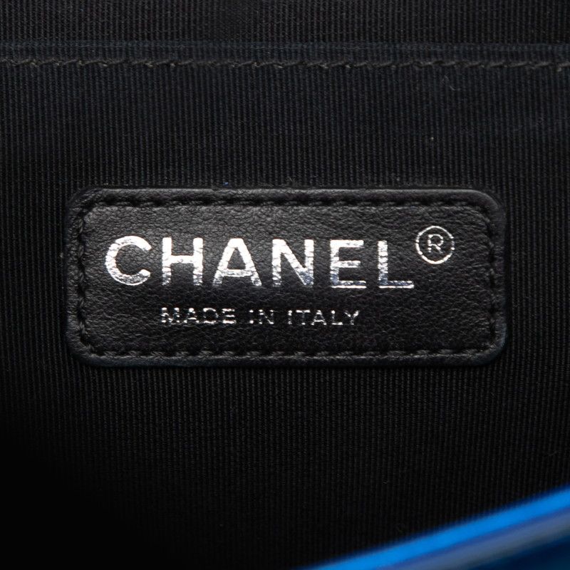 シャネル ココマーク マトラッセ ボーイシャネル25 チェーン ショルダーバッグ パテントレザー レディース CHANEL 【1-0261791】 CHANEL - シャネル マトラッセ ココマーク ボーイシャネル25 チェーン