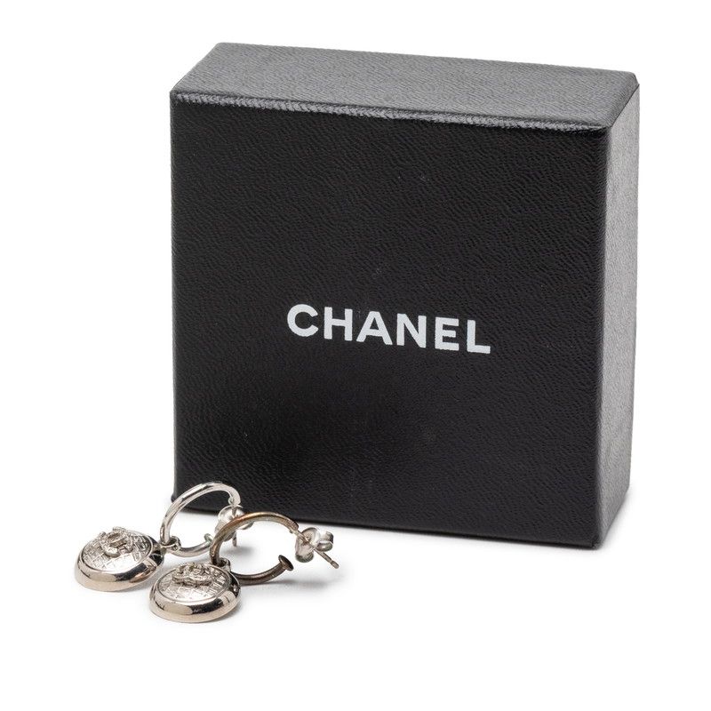 シャネル ココマーク ピアス シルバー メタル レディース CHANEL【1