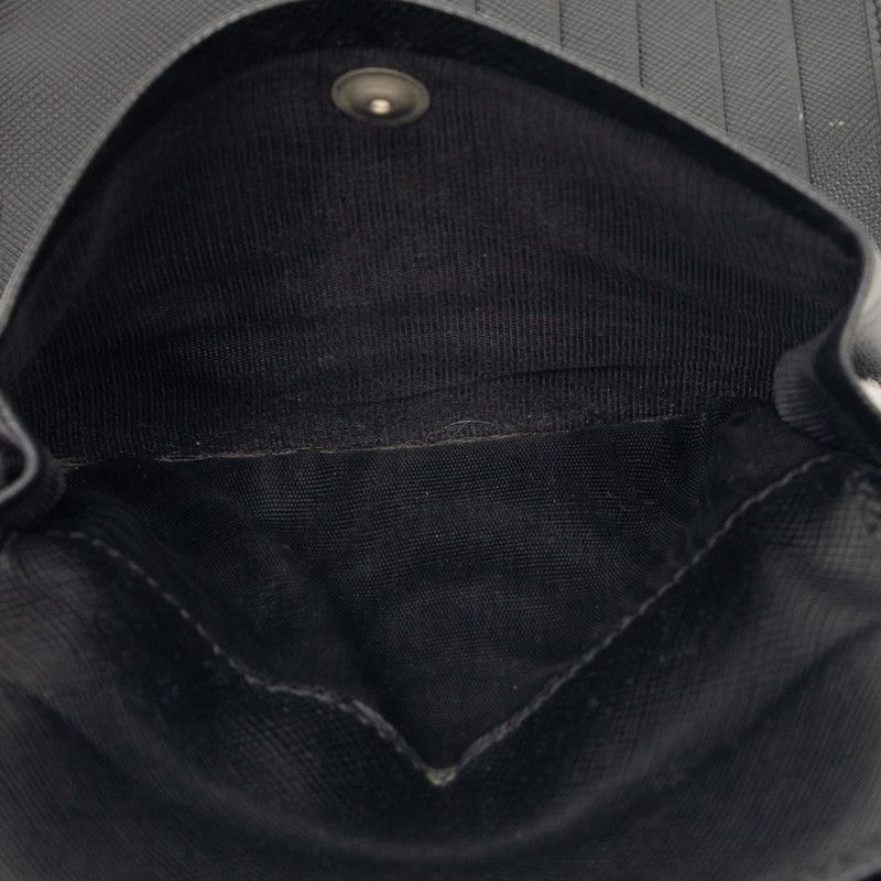 折り財布 プラダ 三角ロゴプレート 三つ折り財布 M170 ネロ ブラック ナイロン レザー レディース PRADA【1-0263233】