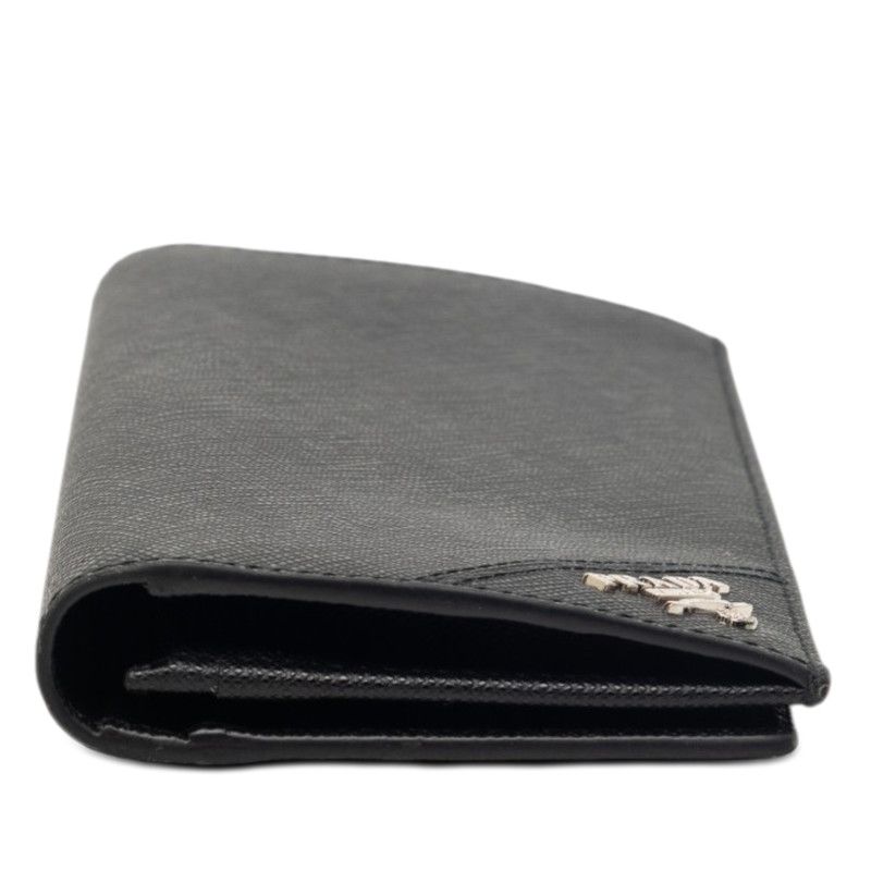 美品 プラダ サフィアーノ 二つ折り 長財布 ロングウォレット 2MV836 レザー レディース PRADA 【214-64232】 PRADA - 美品 プラダ サフィアーノ 二つ折り 長財布 ロングウォレット