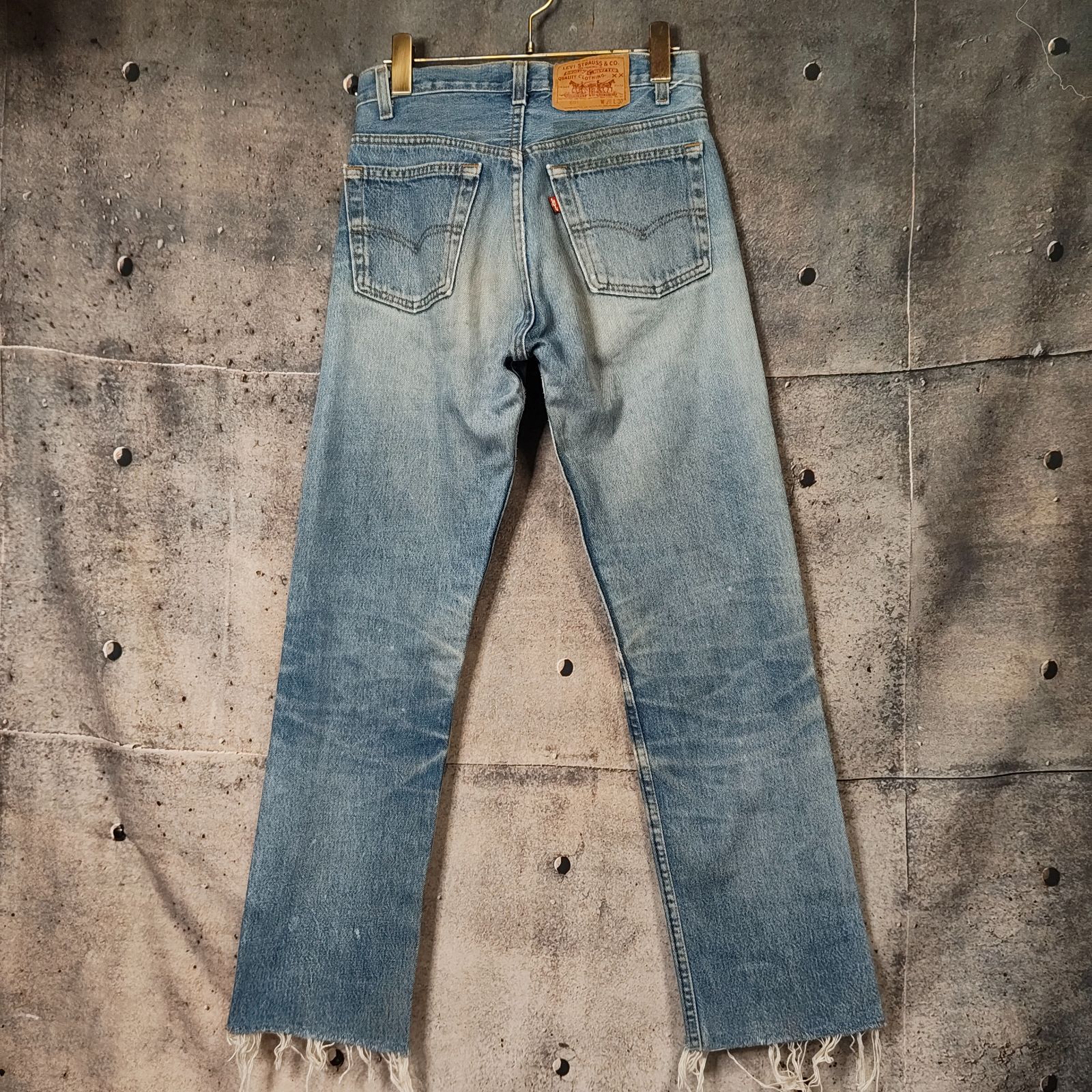89年製 リーバイス 501 デニムパンツ ハチマル ライトブルー ヒゲ