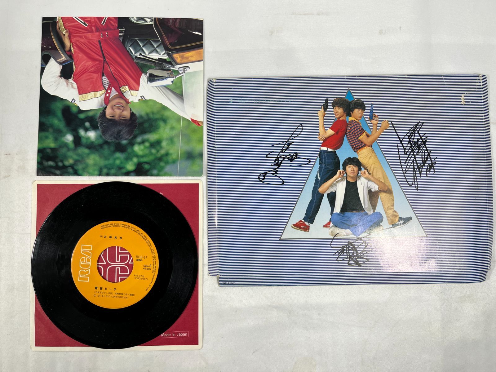 レア　昭和人気アイドル　近藤真彦　シングルレコード 45rpm　12枚 近藤真彦 シングルレコード 9枚セット - えるえるレコード