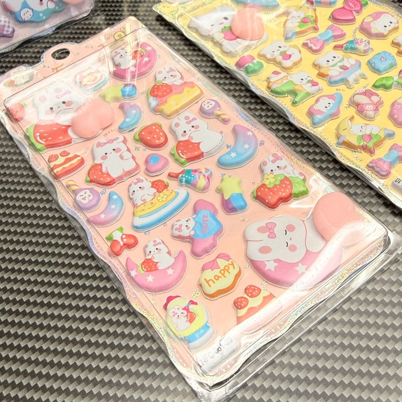 お買得まとめ買い180セット！】 【癒やし】ぷくぷくシール お尻 6種 