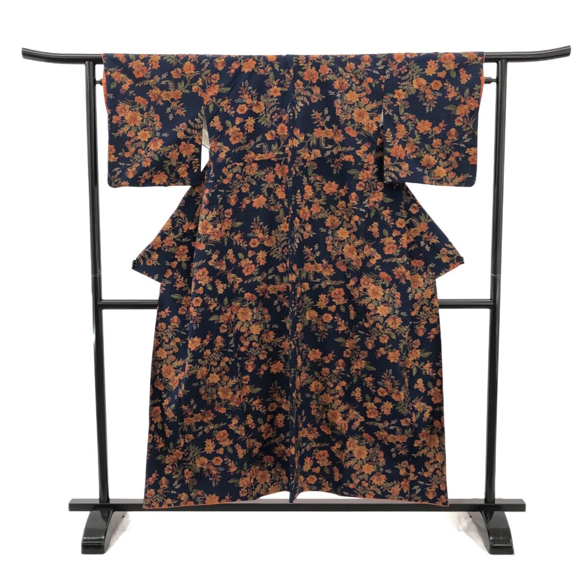 紬/美品/紺/染/仕立上がり/適応身長150～157㎝/12677 紬/美品/紺/染/仕立上がり/適応身長150～157㎝/12677 - メルカリ