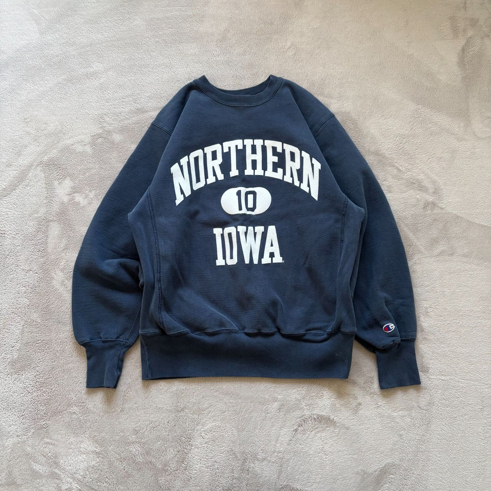90s Champion リバースウィーブ 3段プリント IOWA - メルカリ