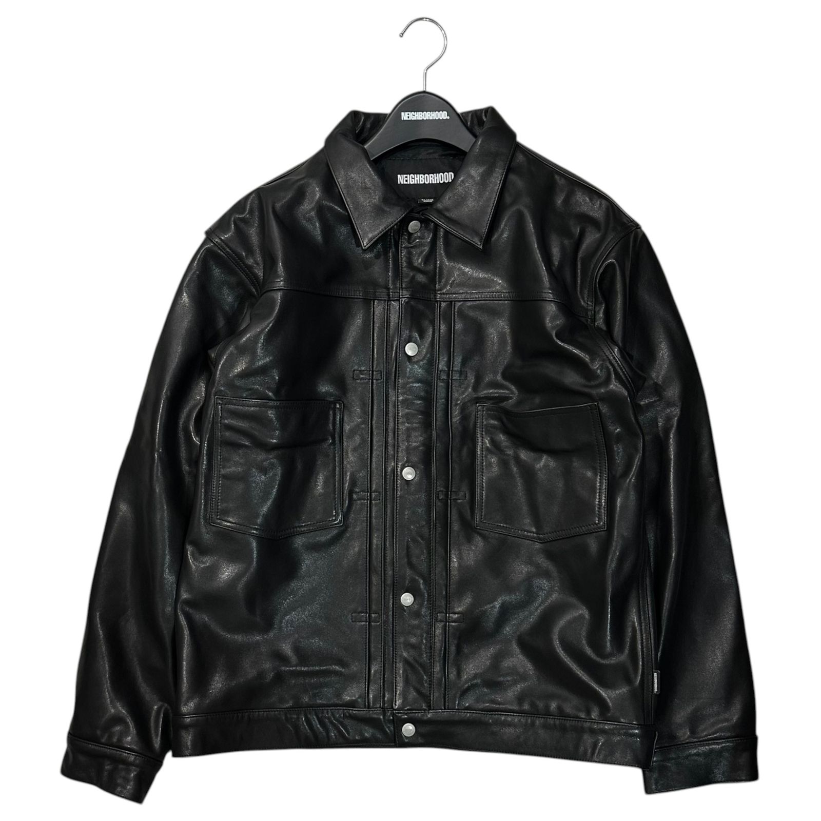 ネイバーフッド NEIGHBORHOOD レザージャケット X-LARGE 黒 【公式通販】