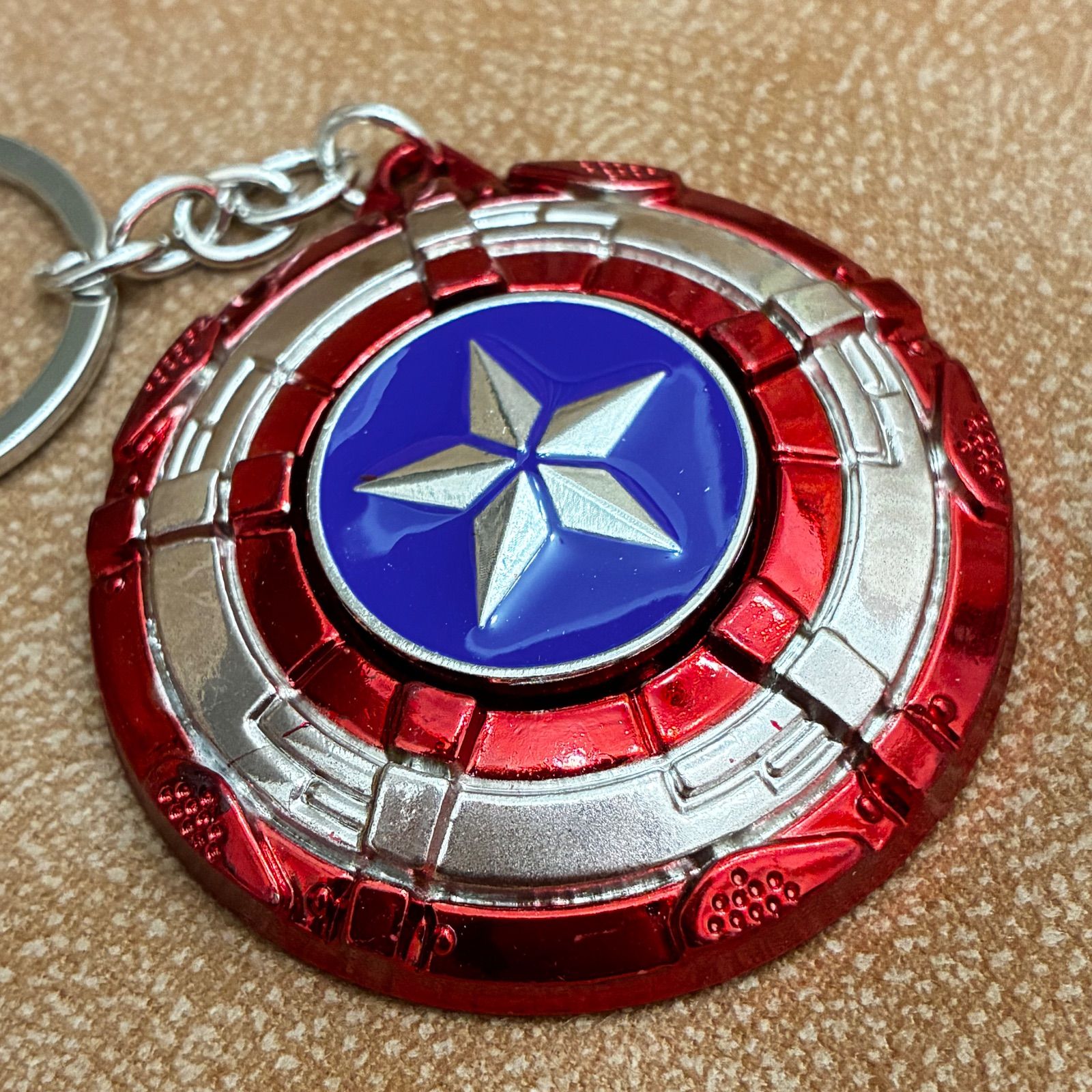 キャプテンアメリカ キーホルダー シールド 盾 マーベル MCU 