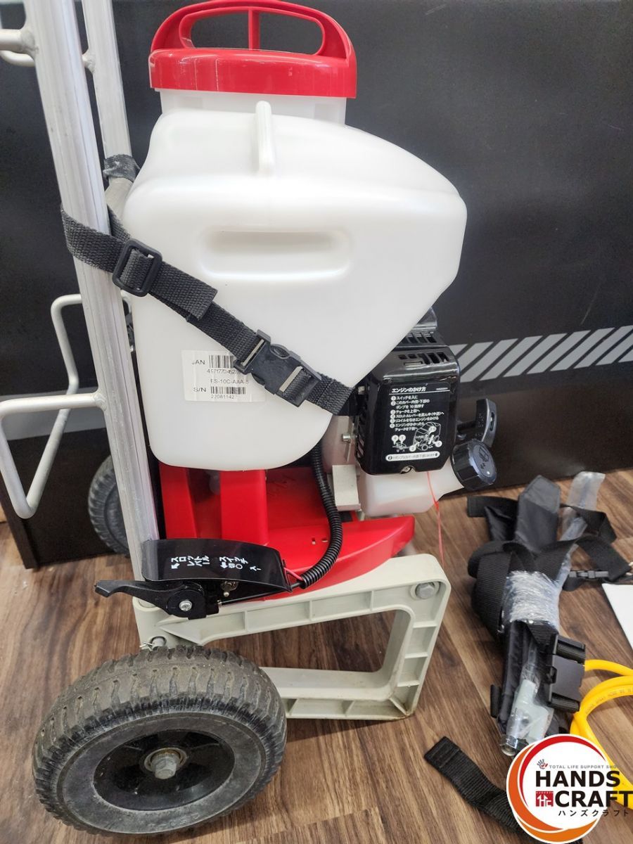 配送不可【引取限定】工進 エンジン動噴 ES-10CDX 背負式 動力噴霧機 