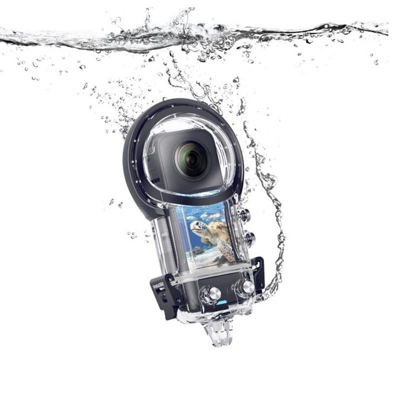 特価商品 Insta360 X3 専用 防水ケース/45M 水中 ダイビング保護ケース防水深さ