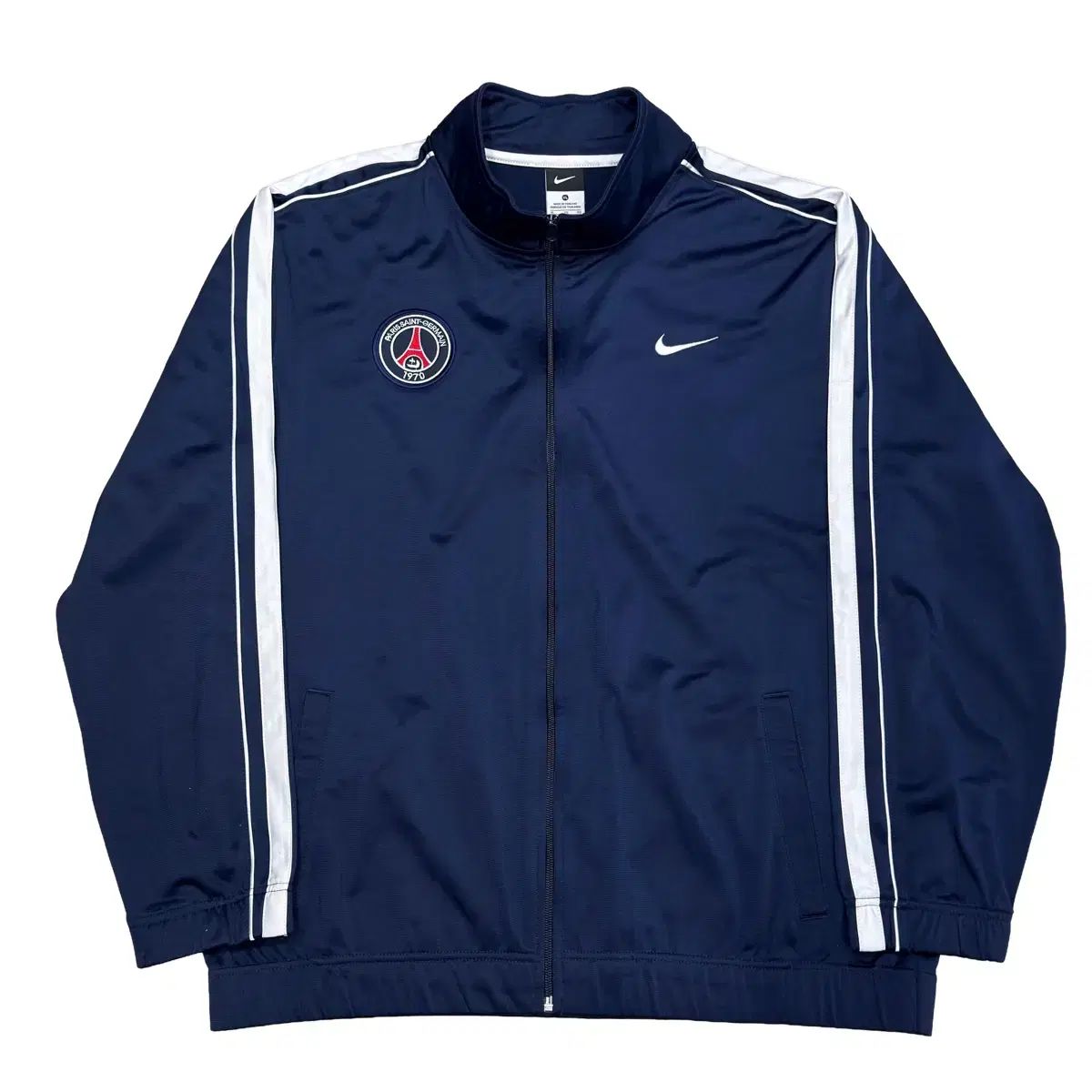 ネット直売 XL NIKE パリ・サンジェルマン 白ライン ネイビー トラック 